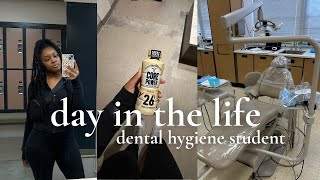 VLOG  A DAY IN THE LIFE AS A DENTAL HYGIENE STUDENT HAVING FAITH WORKOUT CLINIC GOALS amp TIPS [upl. by Abekam]