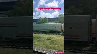 Railway ICF chennai railway rail shotsvideo [upl. by Stoops]