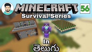 Bamboo amp Cactus Mini Auto Farm  Minecraft Survival Series In Telugu  Episode 56 [upl. by Haroved270]