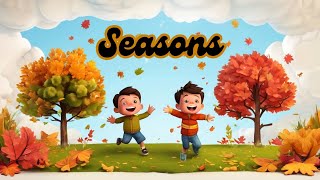 🌸 Seasons of the Year for Kids  Learn Spring Summer Fall and Winter  Jumpy Jelly Beans [upl. by Chien]