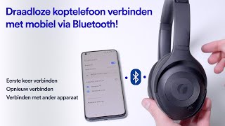 De Rolfstone Focus Pro koptelefoon via Bluetooth verbinden met je telefoon zo werkt het [upl. by Yrocej]