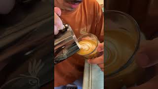 Coffee Cortado ☕️✅ coffee coffeeart latte latteart cortado barista no1barista youtubeshorts [upl. by Ettigdirb]