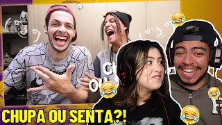 LUSQUINHA ft CARACOL RAIVOSO  CURIOSO TESTE DE MASCULINIDADE  ͡° ͜ʖ ͡° ft Caracol  REACT [upl. by Ayela284]