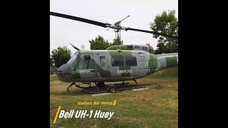 Bell UH1 Iroquois Huey of the Italian Army aviation military shorts [upl. by Kitchen202]