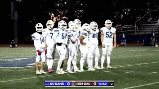 AHS Varsity Football vs Dedham October 19th 2024 [upl. by Enala]