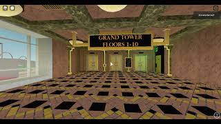 VERY EPIC ELEVATOR TOUR AT MY FAVORITE GAME IN ROBLOX WHICH IS GRAND FOUR POINTS HOTEL [upl. by Nylime]