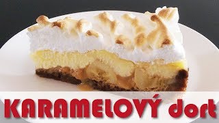 Úžasný karamelový dort s banány 🍰 😋 💖 [upl. by Bethena230]