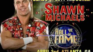 Hall of Fame 2011 WWE Hall of Fame inductee  Shawn [upl. by Lula]