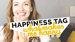 Happiness Tag Video  Yoga Weird Healthy Food I Cant Pronouce amp What Makes me Happy [upl. by Kcirderfla629]