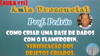 AULA 11 ProfPedrão Como criar uma base de dados com FlameRobin  Verificação dos Objetos [upl. by Seraphim973]