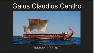 Gaius Claudius Centho Praetor 199 BCE [upl. by Selie]