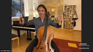 JeanGuihen Queyras Bach Cello Suites  Suite 6 Prélude [upl. by Naldo]