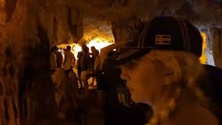 Neptunes Grotto The interior 4 km long Sea Caves on Sardinia Alghero Italy [upl. by Ylrrad]