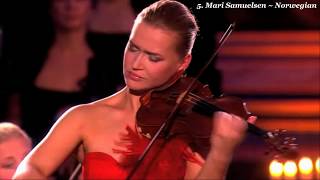 20 Beautiful Female Classical Violinists [upl. by Ennazus]