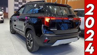 NEW 2024 SELTOS HTX BLACK COLOUR ❤️ KIA SELTOS HTX TOP MODEL 2024 NEW MODEL [upl. by Novad23]