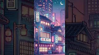 quotA Dreamy Night in the Streets of Pixelsquot lofi music anime pixelart [upl. by Risley493]