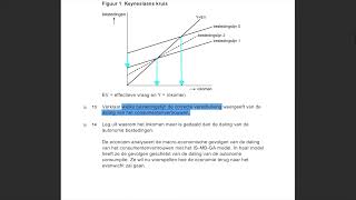 🎓 Economie vwo  IS MB GA model  voorbeeld examenopgave 3 [upl. by Iolanthe921]