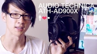 Audio Technica ATHAD900X Headphone Review Airy Expansive Sound [upl. by Ellehctim]