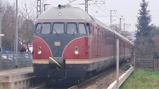 Dieseltriebwagen VT125 quotStuttgarter Rösslequot im Ammertal 10122022 [upl. by Eniretak615]