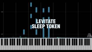 Levitate  Sleep Token piano tutorial [upl. by Gaynor]