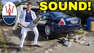 Maserati Quattroporte SOUND😍 [upl. by Latihs]