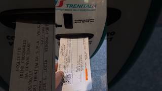 Trenitalia how to validate stamp a train ticket in Italy [upl. by Aia]