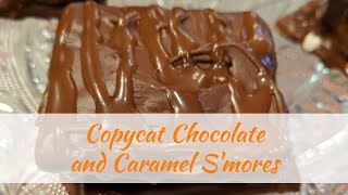 Chocolate and Caramel Smore from Epcots KaramellKüche [upl. by Ecirtnom]