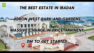 ADRON WEST PARK AND GARDENS OCTOBER 2024 INFRASTRUCTURE AND 2 BEDROOM TERRACE BUNGALOW UPDATE [upl. by Erleena500]