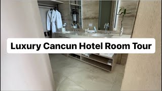 Experience the Lap of Luxury in Cancun 5Star Hotel Room Tour [upl. by Lyn]