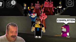 ROBLOX PIGGY VS HACKER MEME COMPILATION 1 HOUR [upl. by Darrelle239]