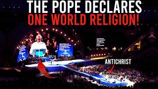 POPE FRANCIS Declares One World Religion  HE OPENLY DENIES JESUS CHRIST [upl. by Ahsienod362]