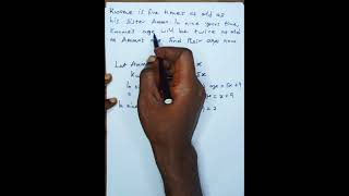 Algebraic expression RichardOwusui9o algebraicexpressions algebra wordproblems [upl. by Anwahsal]