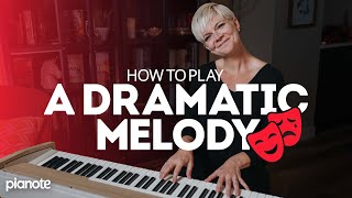 Cinematic Dramatic Melodies on the Piano 🎹🎞Quick Beginner Lesson [upl. by Aelhsa]