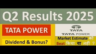 TATA POWER Q2 results 2025  TATA POWER results  TATA POWER Share News  TATA POWER Share [upl. by Hadik]