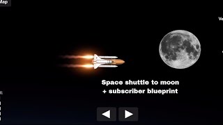 sfs space shuttle subscriber blueprint how to reach moon with space shuttle sfs blueprint [upl. by Lammaj]