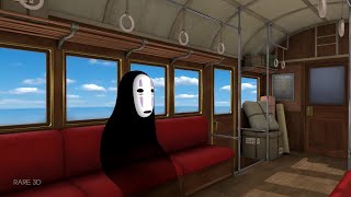 Spirited Away  The Train Scene 3D Model [upl. by Regine]