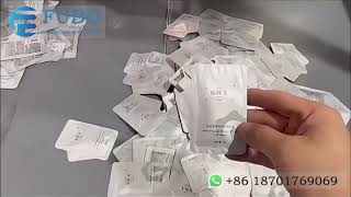 4 sides seal shaped sachet form fill seal punching machine [upl. by Prisilla]