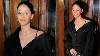 Ananya Pandey Arrives At New Movie CTRL Success Party [upl. by Sihun]