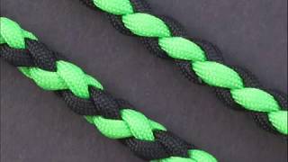 How to Make 4Strand Round Braid Bracelets Both Forms by TIAT [upl. by Ariam]