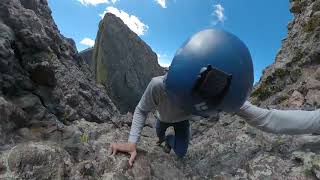 Climbing Colorado 14ers Crestone Peak and Northeast Crestone [upl. by Chyou79]