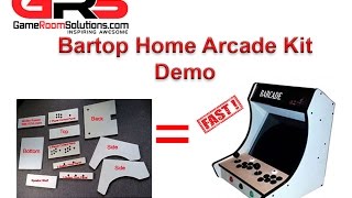 Bartop Arcade Kit Demonstration [upl. by Atla]