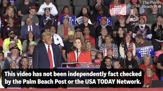 Donald Trump addresses Puerto Rico with Senator Zoraida Buxó and courts Latino vote at PA rally [upl. by Amias]