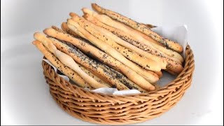 GRISSINI ITALIAN BREADSTICKS RECIPE 🔝 [upl. by Elia508]