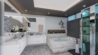 ⚡ IDEAS DE DECORACIÓN DE BAÑO GRANDE CON TINA [upl. by Keith]