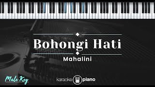 Bohongi Hati  Mahalini KARAOKE PIANO  MALE KEY [upl. by Opiuuk975]