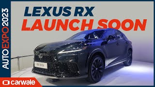 Lexus RX 2023 Walkaround at Auto Expo 2023  CarWale [upl. by Aelber]