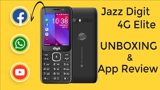 Jazz Digit 4G Elite unboxing and full app review  dualSIM slot 4G [upl. by Dibbrun]