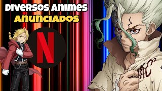 VÁRIOS ANIMES VÃO ENTRAR NA NETFLIX [upl. by Sabir]