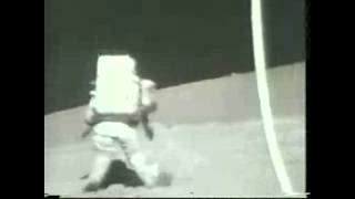 Apollo 17 Astronaut Falls on the Moon  Video [upl. by Sasha]