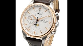 Union Belisar Chronograph Mondphase Ref D9044254601701FM10784 [upl. by Kipton]